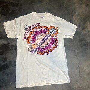 Men's White and Cream T-shirt